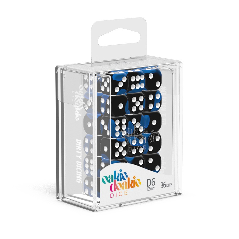 Oakie Doakie Dice W6 Würfel 12 mm Glow in the Dark - Deep Ocean (36) Oakie Doakie Dice W6 Würfel 12 mm Glow in the Dark - Deep Ocean (36)