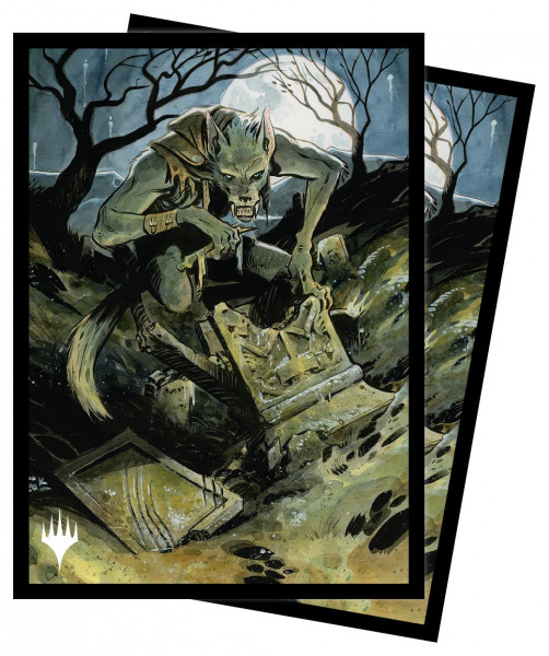 UP - Standard Sleeves for Magic: The Gathering - Innistrad Midnight Hunt V3 (100 Sleeves)