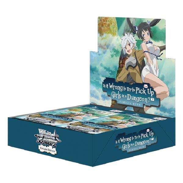 Weiß Schwarz - Booster Display Is It Wrong to Try to Pick Up Girls in a Dungeon? (16 Packs) - EN Weiß Schwarz - Booster Display Is It Wrong to Try to Pick Up Girls in a Dungeon? (16 Packs) - EN
