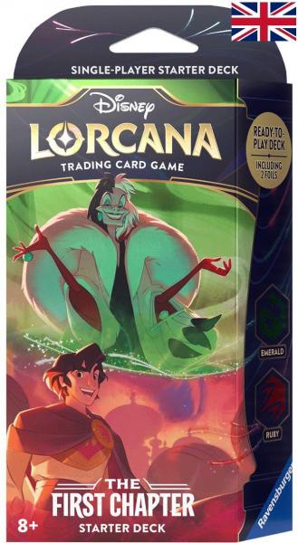 Disney Lorcana - Kapitel 1: Starterdeck Cruella de Vil / Aladdin EN