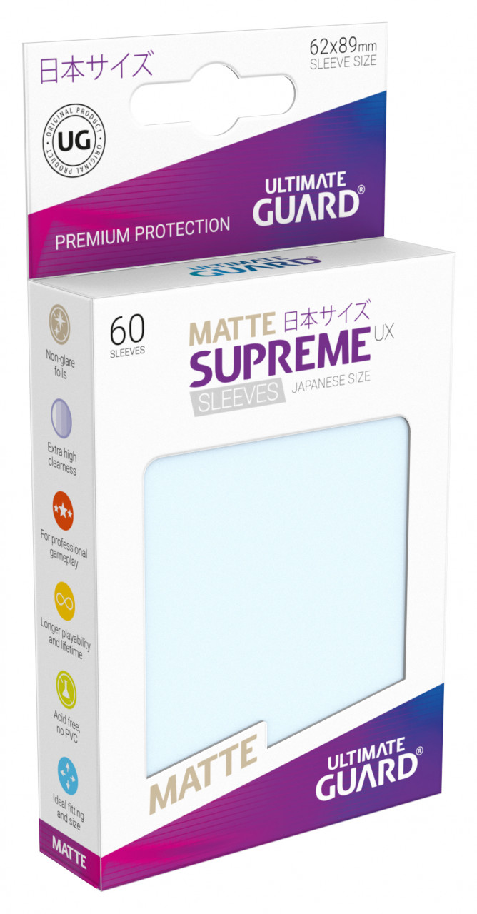 Supreme Sleeves Japan Size Matt UX Transparent (60)