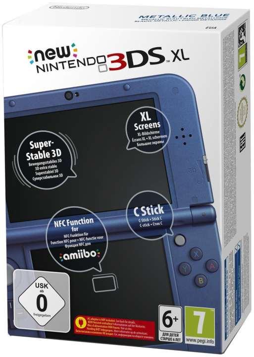 Nintendo New 3DS XL Konsole - metallic blau (gebraucht) **