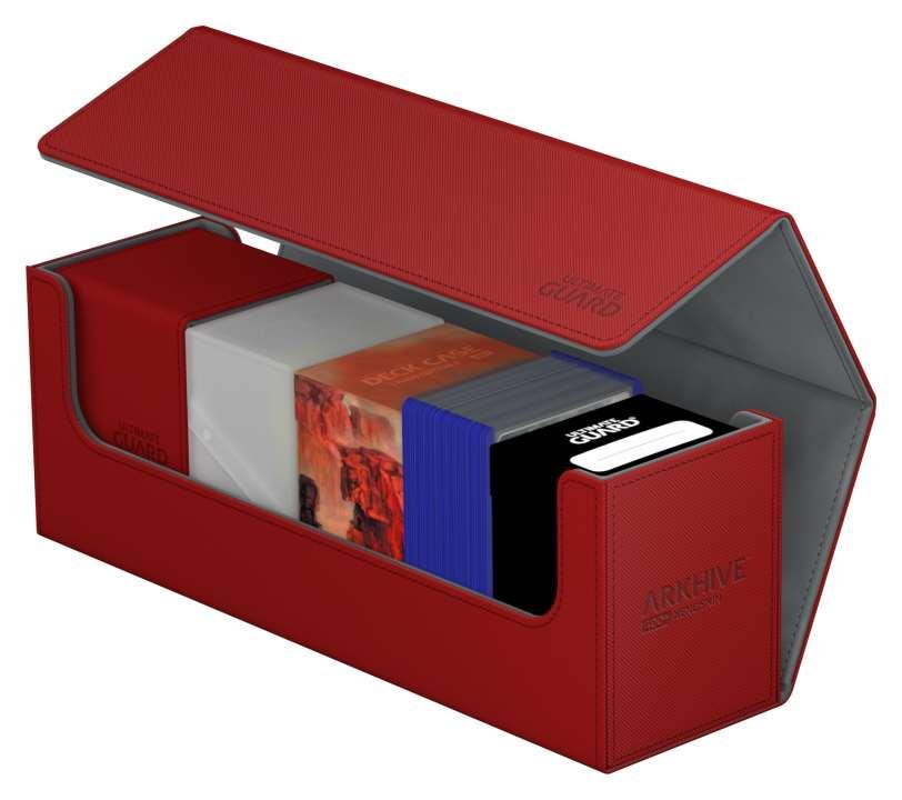 Flip Deck Case 400+ Arkhive Standard Size XenoSkin&trade Red B-Ware Flip Deck Case 400+ Arkhive Standard Size XenoSkin&trade Red B-Ware