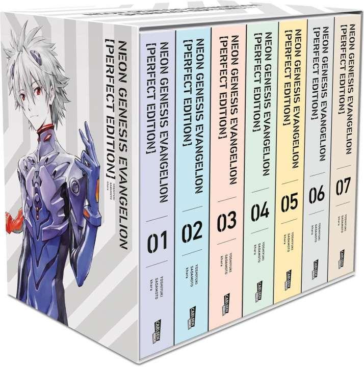 Neon Genesis Evangelion - Perfect Edition, Bände 1-7 im Sammelschuber mit Extras Neon Genesis Evangelion - Perfect Edition, Bände 1-7 im Sammelschuber mit Extras