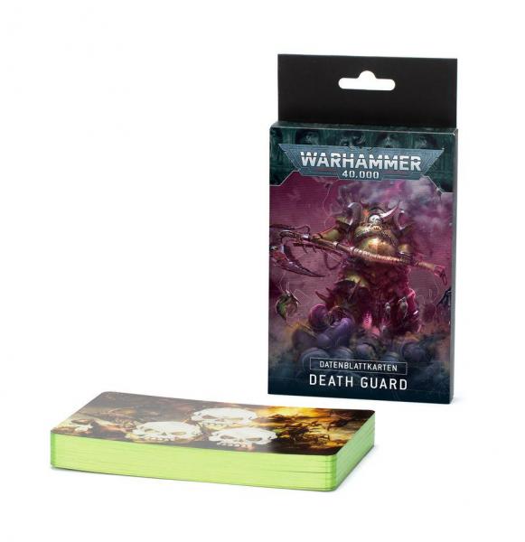 DATENBLATTKARTEN: DEATH GUARD (DEUTSCH) (43-04-04) 10te Edition