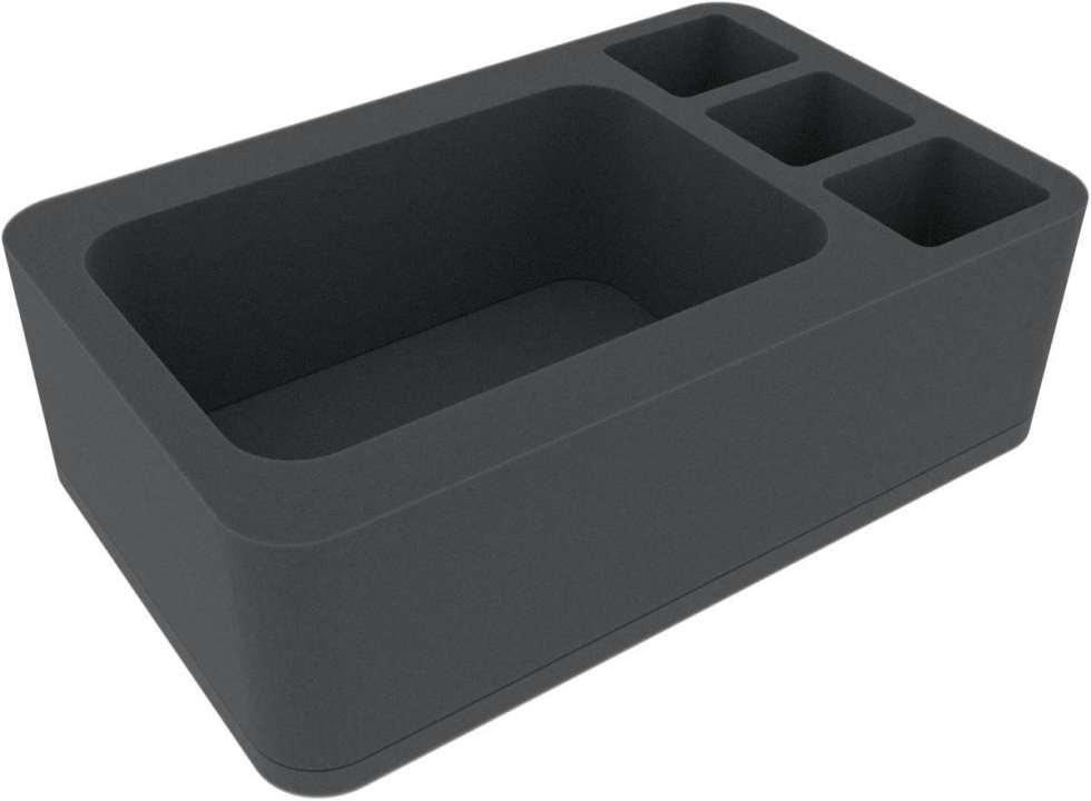 HSMENI085BO 85 mm Half-Size Schaumstoffeinlage mit 4 Fächern HSMENI085BO 85 mm Half-Size Schaumstoffeinlage mit 4 Fächern
