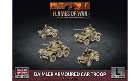 Daimler Armoured Car Troop (Plastic)