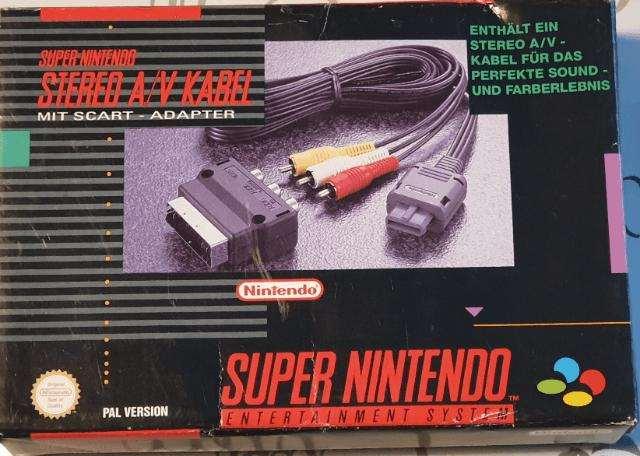 Stereo A/V Kabel (Super Nintendo, gebraucht) **