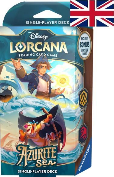 Disney Lorcana - Azurite Sea: Starter Deck Amber and  Ruby EN