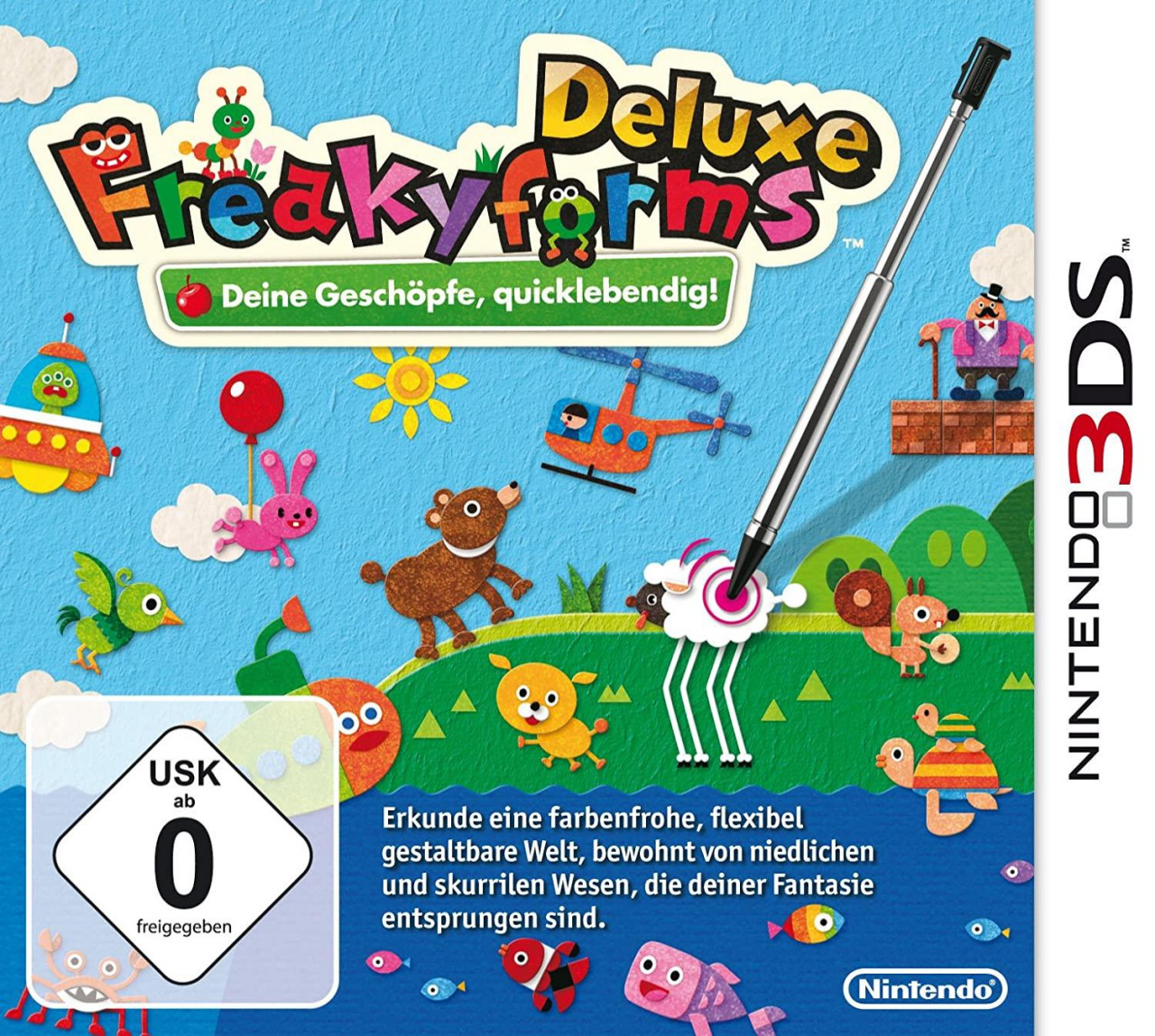 Freakyforms Deluxe (Nintendo 3DS, gebraucht) **