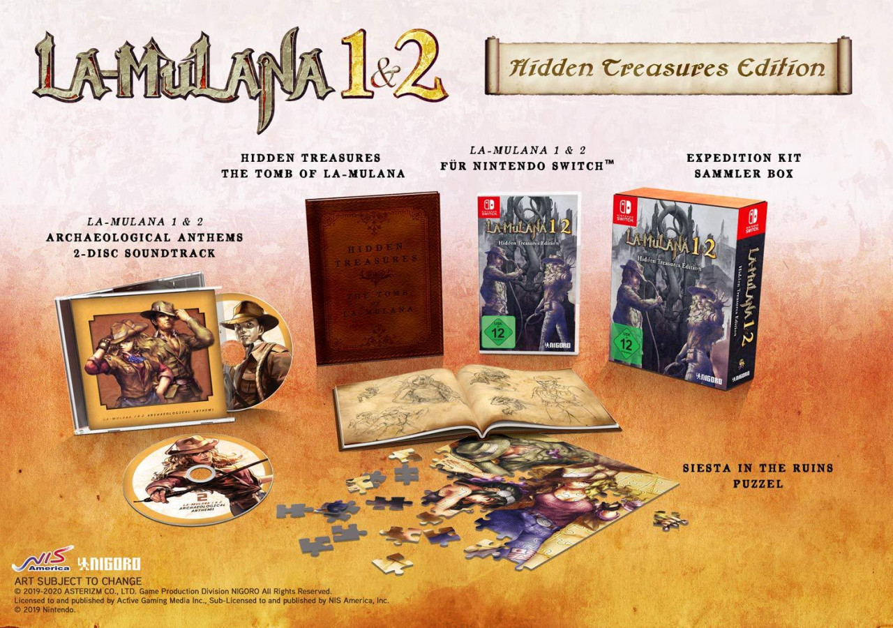 La-Mulana 1 & 2 - Hidden Treasures Edition (Switch, gebraucht) **