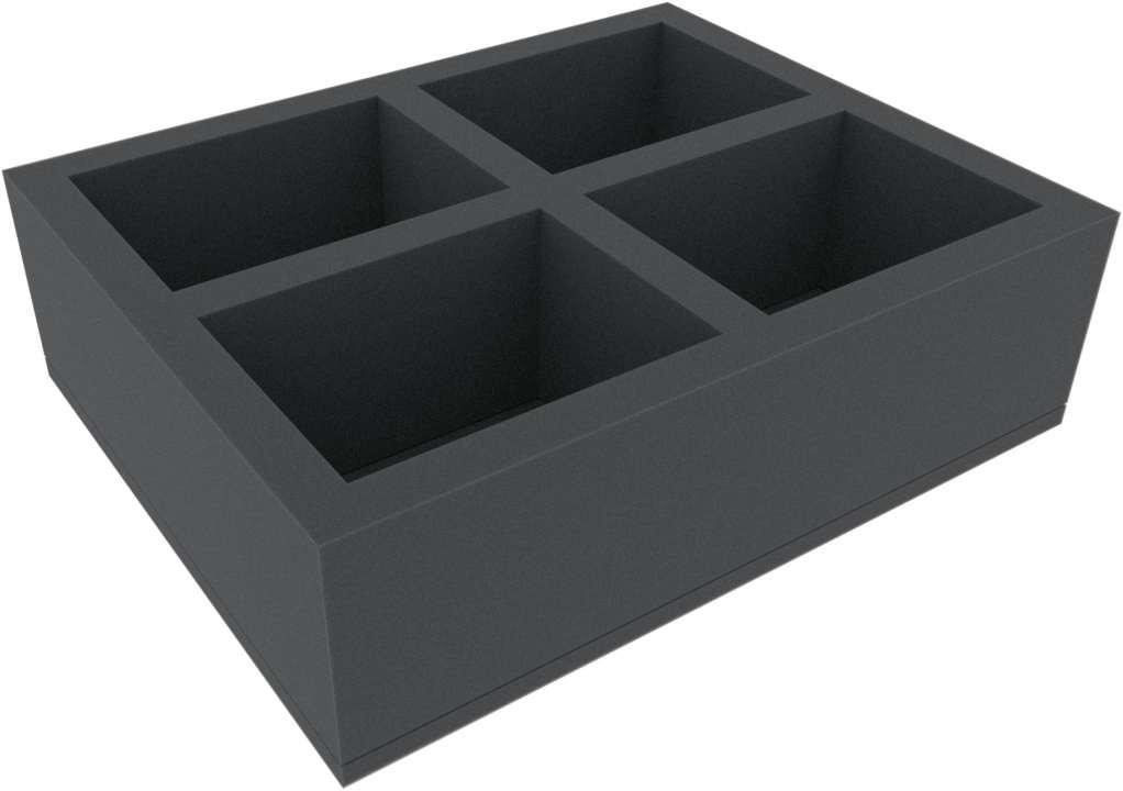 Feldherr 100 mm Full-Size Schaumstoffeinlage mit 4 Fächern Feldherr 100 mm Full-Size Schaumstoffeinlage mit 4 Fächern