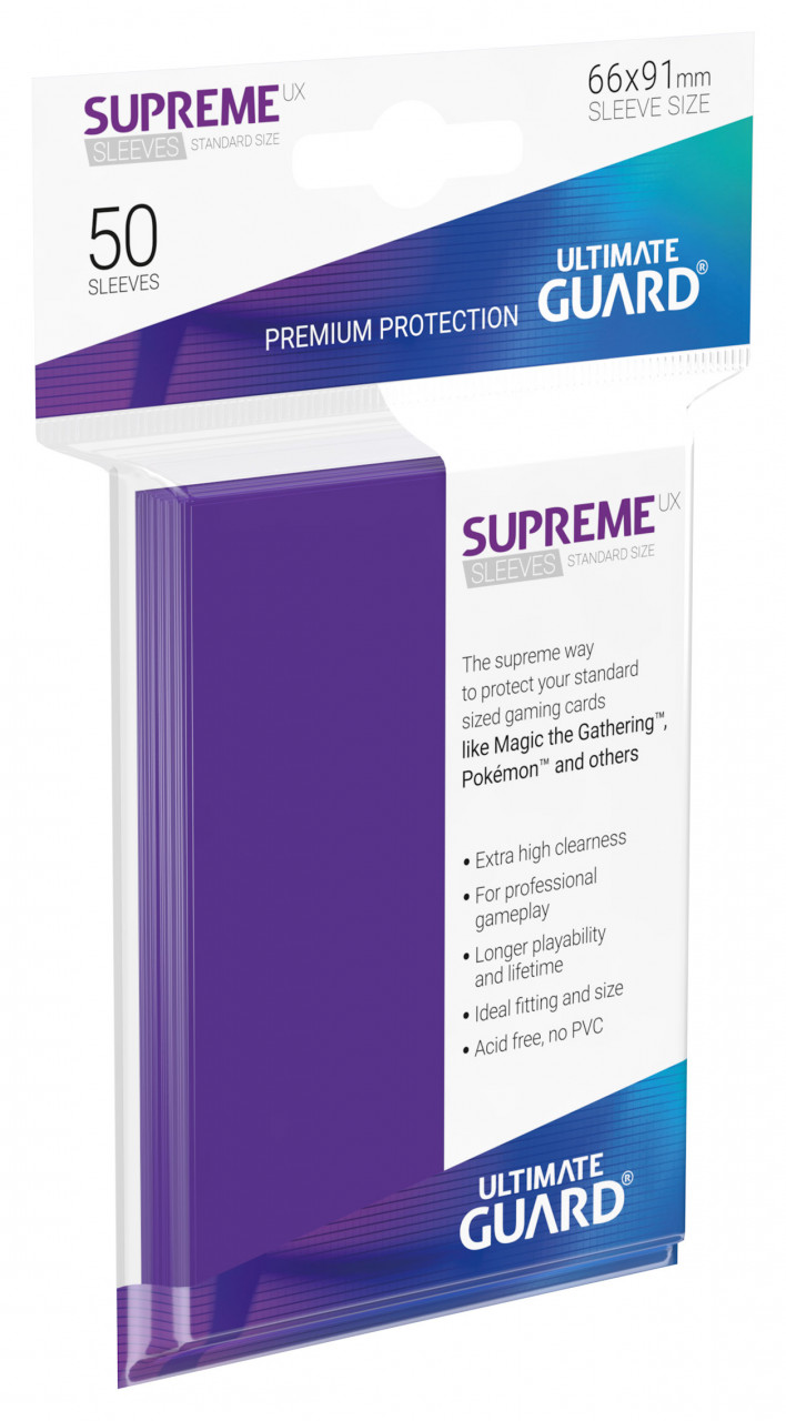 Supreme Sleeves Standard Size Slim UX Purple (50)