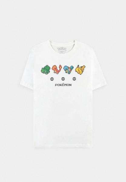 Pokemon: Pixel Kanto Starters T-Shirt Size L Pokemon: Pixel Kanto Starters T-Shirt Size L