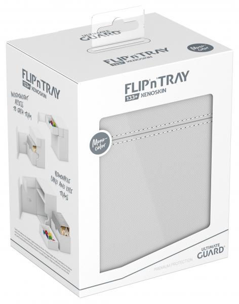 Ultimate Guard Flip`n`Tray 133+ XenoSkin Monocolor Weiß