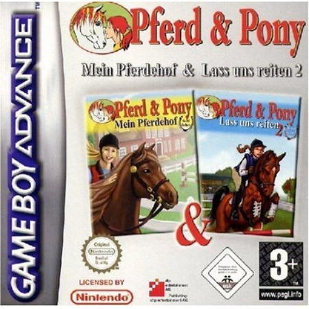 Pferd & Pony: Mein Pferdehof & Lass uns reiten 2 (Game Boy Advance, gebraucht) **