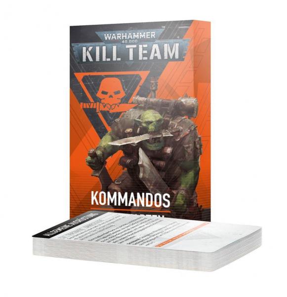 KILL TEAM DATENKARTEN: ORK KOMMANDOS (DEUTSCH) (103-56-04)