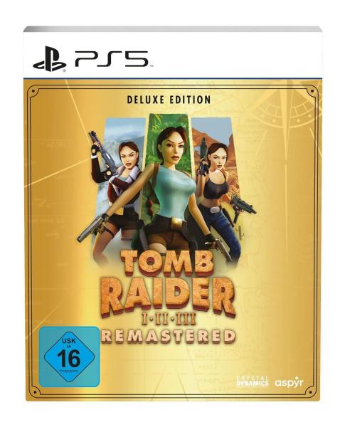 Tomb Raider 1-3 Remastered - Deluxe Edition (Playstation 5, NEU)