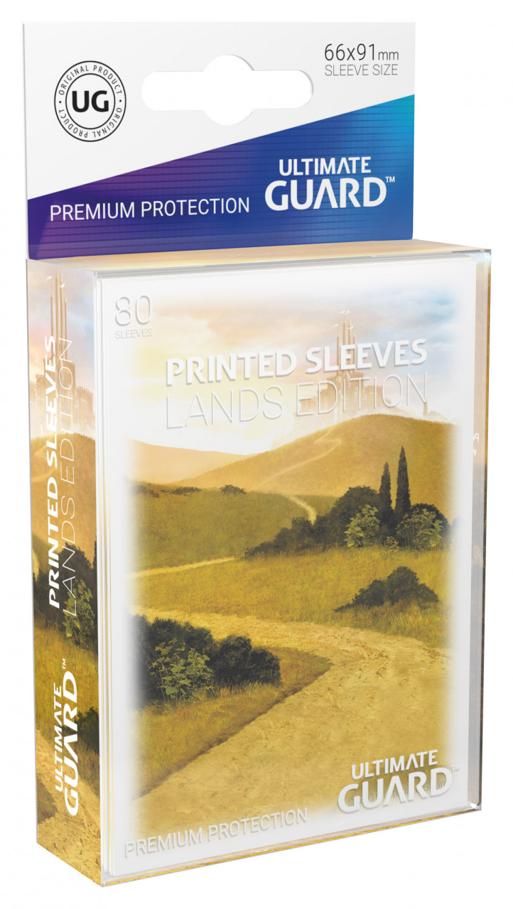 Supreme Sleeves Standard Size Lands Edition Plains (80)