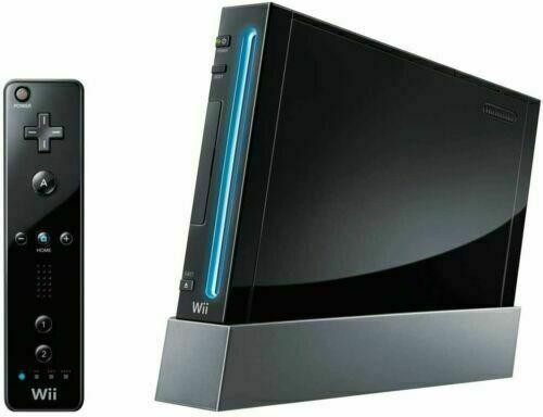 Nintendo Wii Konsole - schwarz (OVOA) (gebraucht) **