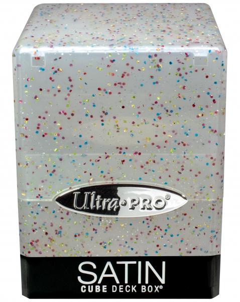 UP - Satin Cube - Glitter Clear