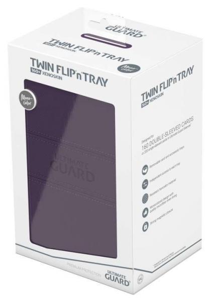 Ultimate Guard Twin Flip`n`Tray 160+ XenoSkin Monocolor Violett