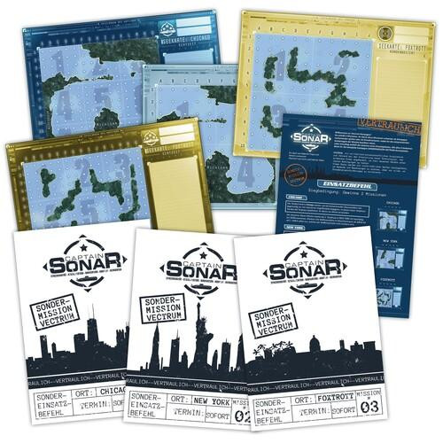 Captain Sonar  Mission Vectrum (Sammlung 3er Promopläne)