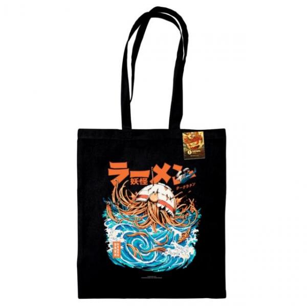 Ilustrata (Dark Ramen) Black Tote Bag