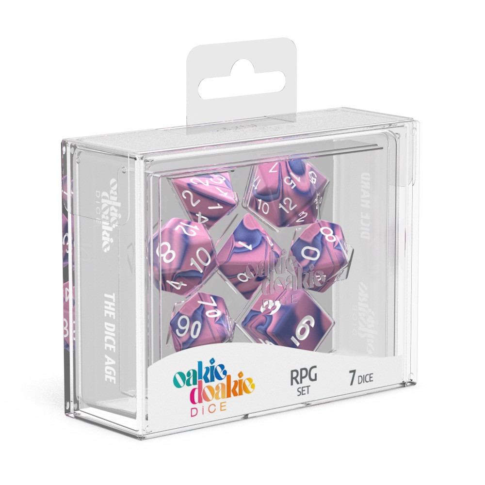 Oakie Doakie Dice Würfel RPG-Set Gemidice - Venus (7) Oakie Doakie Dice Würfel RPG-Set Gemidice - Venus (7)