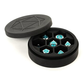 Silicone Round Dice Case Black