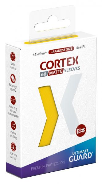 Ultimate Guard Cortex Sleeves Japanische Größe Matte Yellow (60)