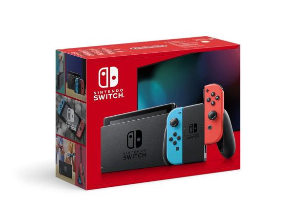 Nintendo Switch Konsole V1 - Neon-Rot / Neon-Blau (Switch, gebraucht) **