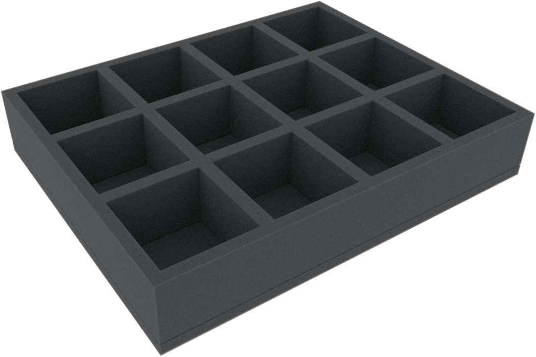 Feldherr 60 mm Full-Size Schaumstoffeinlage mit 12 Fächern Feldherr 60 mm Full-Size Schaumstoffeinlage mit 12 Fächern