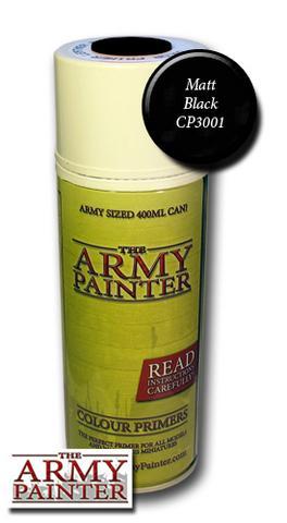 Army Painter - Base Primer - Matt Black Spray (400ml)