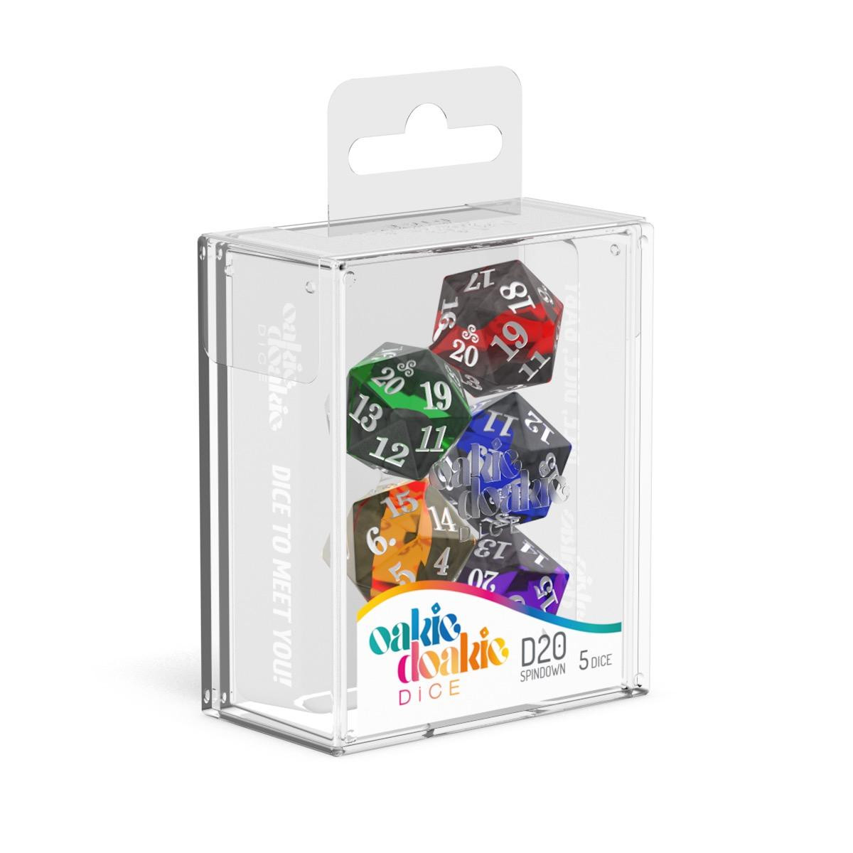 Oakie Doakie Dice W20 Spindown-Würfel Set Enclave (5) Oakie Doakie Dice W20 Spindown-Würfel Set Enclave (5)