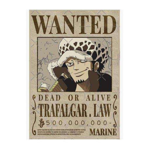 One Piece - Poster "Wanted Trafalgar Law" (52X35)