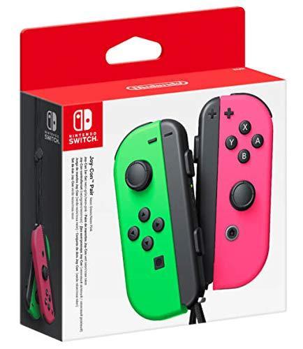 Nintendo Switch Joy-Con 2er-Set - neon-grün / pink (Switch, gebraucht) **