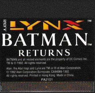 Batman Returns - MODUL (Atari Lynx, gebraucht) **