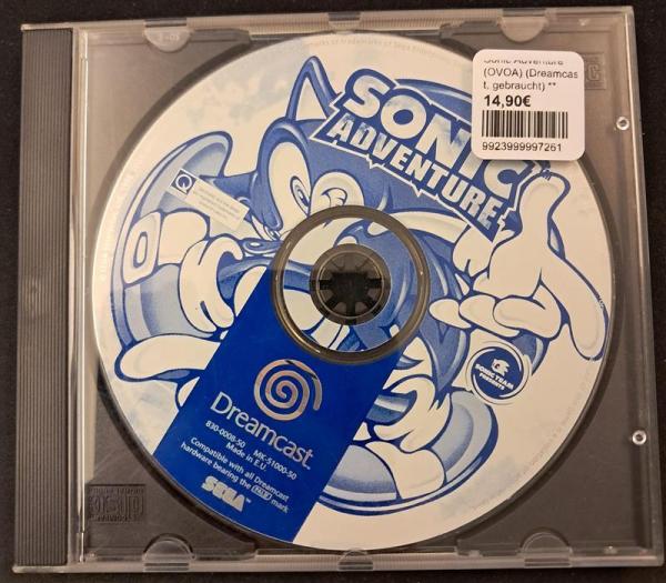 Sonic Adventure (nur CD) (Dreamcast, gebraucht) **