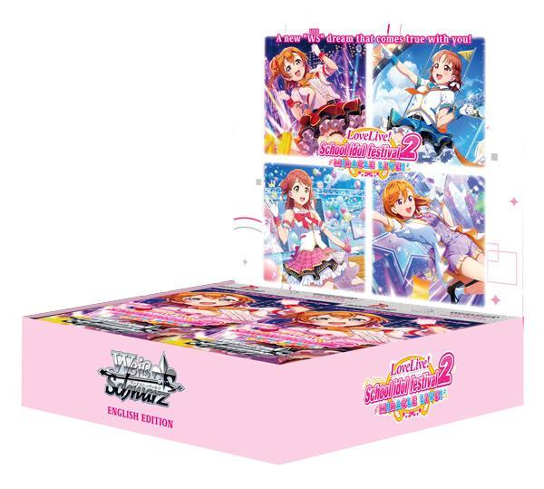 Weiß Schwarz - Love Live School idol festival 2 MIRACLE LIVE! Booster Display (16 Packs) - EN