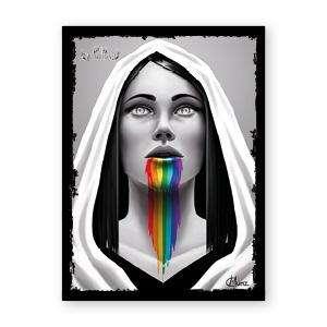 Zauberhand Premium Line Artwork Sleeves "Rainbow Face" Standard Size Zauberhand Premium Line Artwork Sleeves "Rainbow Face" Standard Size