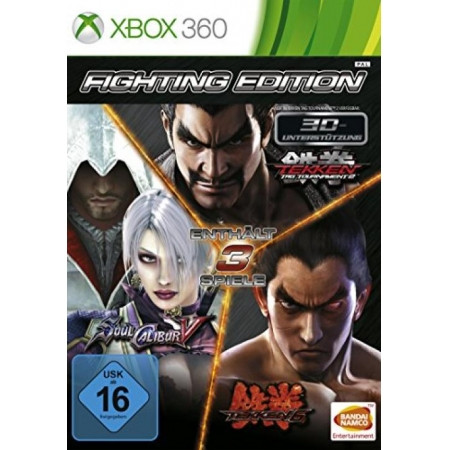 Fighting Edition (Soul Calibur V / Tekken 6 / Tekken: Tag Tournament 2) (Xbox 360, gebraucht) **