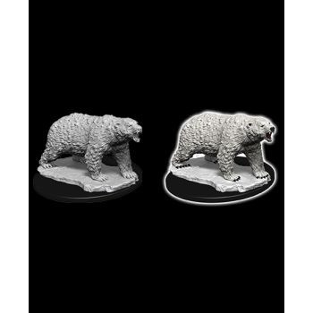 WizKids Deep Cuts Unpainted Miniatures W9 Polar Bear