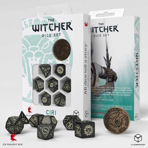 The Witcher Dice Set. Ciri. The Zireael