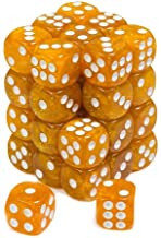 Blackfire Dice Cube - 12mm D6 36 Dice Set - Marbled Light Brown Blackfire Dice Cube - 12mm D6 36 Dice Set - Marbled Light Brown