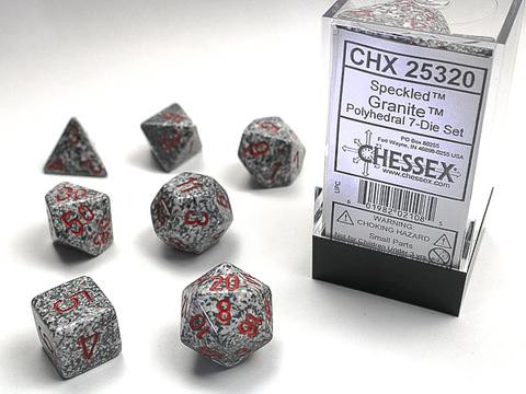 Granite Speckled Polyhedral 7-Die Sets