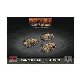 Flames of War - Panzer II Tank Platoon - EN