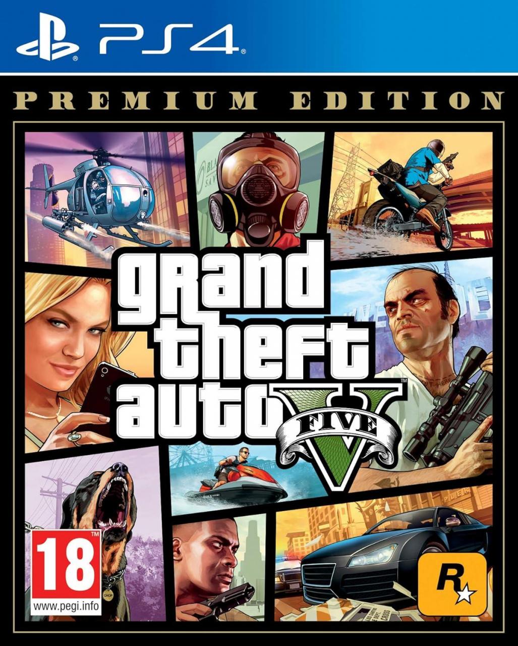 Grand Theft Auto V - Premium Edition (Playstation 4, gebraucht) **
