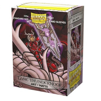 Dragon Shield Art Sleeves Matte - Lane Thunderhoof Portrait (100) Dragon Shield Art Sleeves Matte - Lane Thunderhoof Portrait (100)