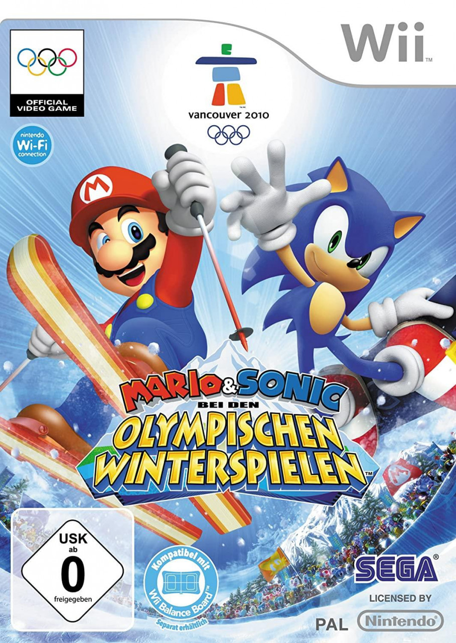 Mario & Sonic bei den Olympischen Winterspielen (Wii, gebraucht) **